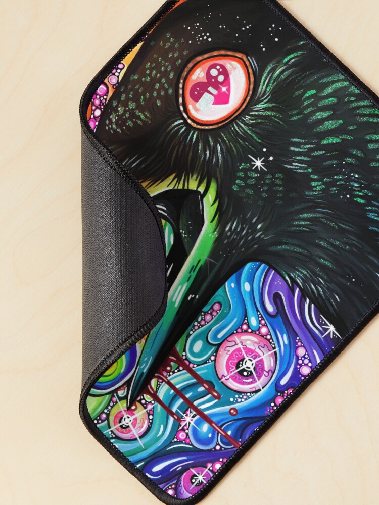 Thumbnail 2 of 5, Mouse Pad, GlitterCrow designed and sold by Bethany Dobson.