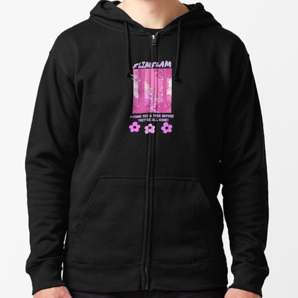 Come See A Tree Flim Flam Zipped Hoodie
