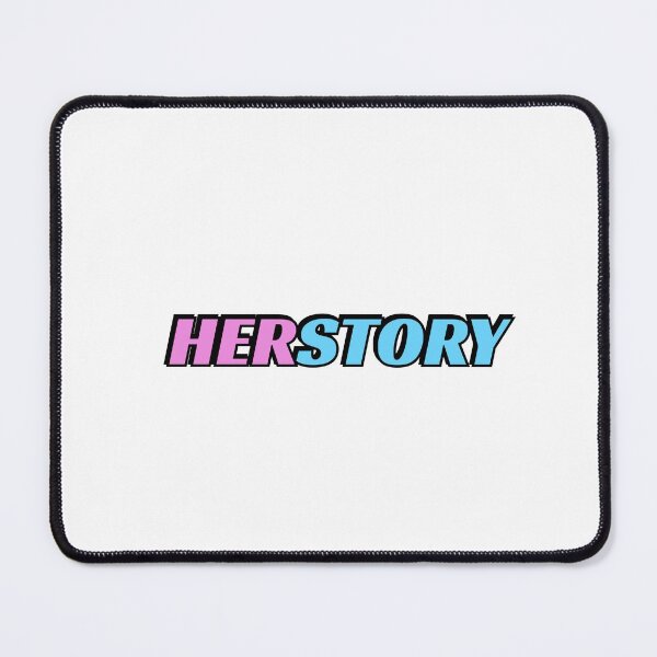 Item preview, Herstory blue pink feminist designed and sold by Inspirationmotivation.