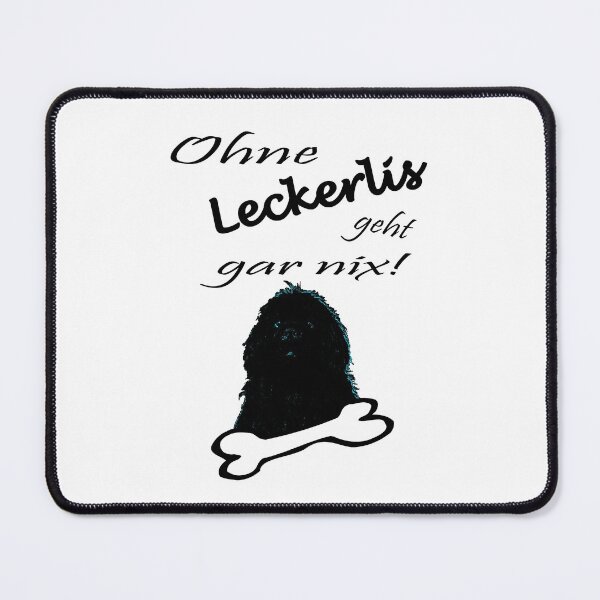 Item preview, Newfoundland dog without treats nothing goes blue designed and sold by Moonyflower.