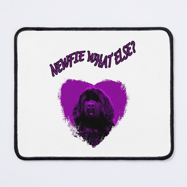 Item preview, Newfoundland Dog Heart Purple What Else designed and sold by Moonyflower.