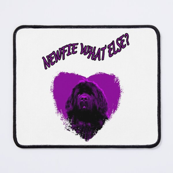 Item preview, Newfoundland Dog Heart Purple What Else designed and sold by Moonyflower.