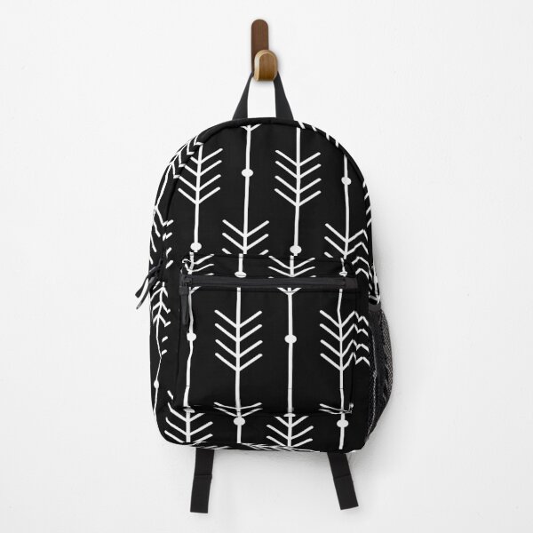 Item preview, Modern and Minimal White Nordic Arrows Pattern designed and sold by TamGustam.