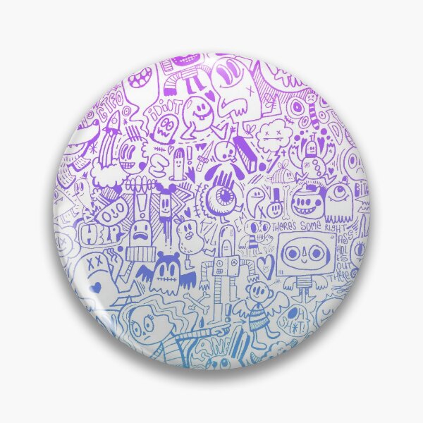 Item preview, Gradient Doodle designed and sold by wottoart.