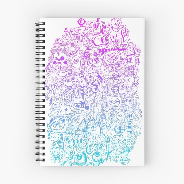 Item preview, Gradient Doodle designed and sold by wottoart.