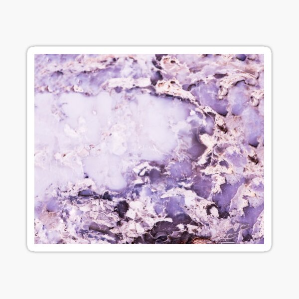 Purple Marble Stone Abstract Sticker