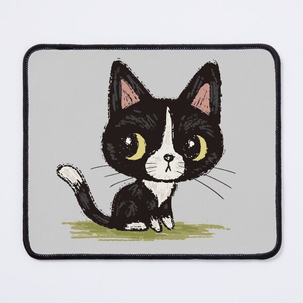 Item preview, Cute black kitten designed and sold by Toru Sanogawa.