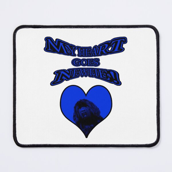 Item preview, My Heart Goes Newfie Blue Heart designed and sold by Moonyflower.