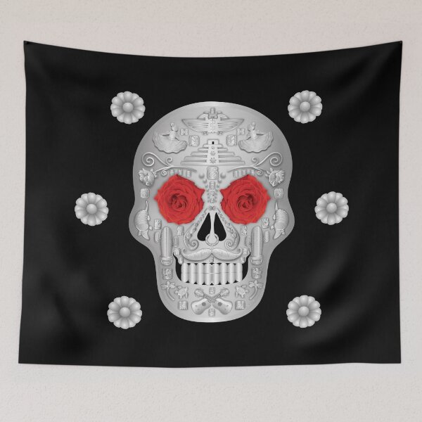 Item preview, Chrome Calavera Red designed and sold by PhanieMilton.