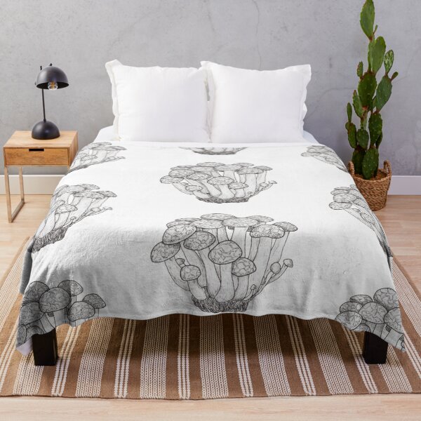 Item preview, Beech Mushroom Sketch designed and sold by Renai Petty.