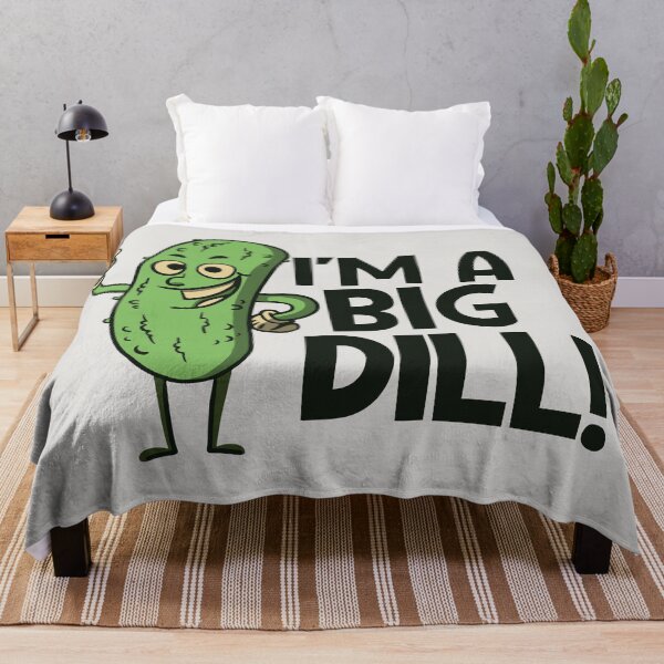 Item preview, Funny Retro Pickle Cartoon // I'm a Big Dill! designed and sold by SLAG-Creative.