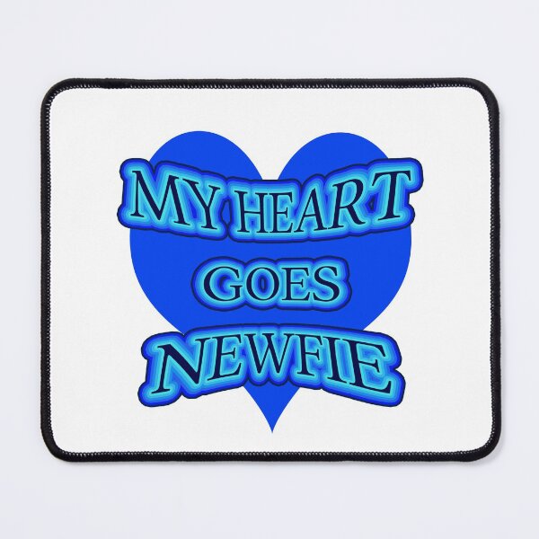 Item preview, My Heart Goes Newfie Blue designed and sold by Moonyflower.