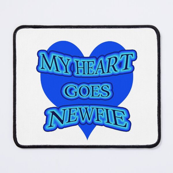 Item preview, My Heart Goes Newfie Blue designed and sold by Moonyflower.