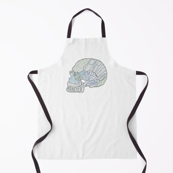 Item preview, Labeled Skull In White designed and sold by ajohnson1411.