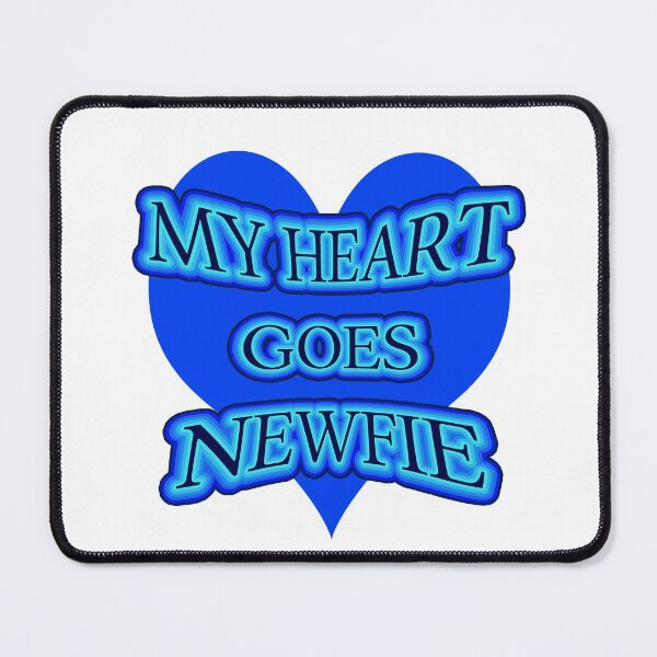 Item preview, My Heart Goes Newfie Blue designed and sold by Moonyflower.