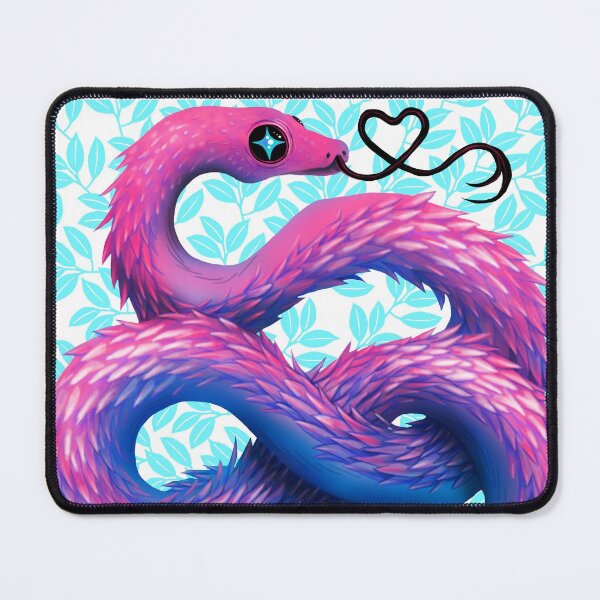 Cotton Candy Snake Mouse Pad