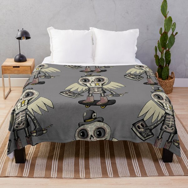 Item preview, Skull Man on a Skateboard designed and sold by wottoart.