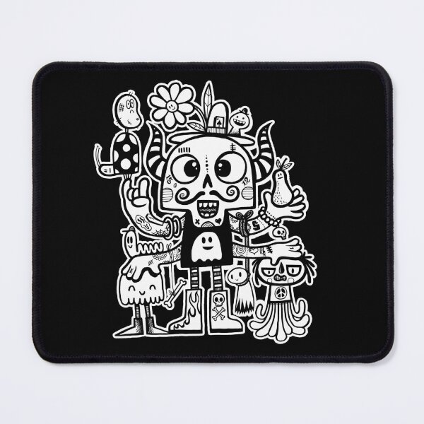Item preview, Crossed Eyed Killer Skull Face designed and sold by wottoart.