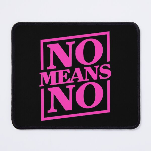 Item preview, No Means No - Pink designed and sold by crazycollective.