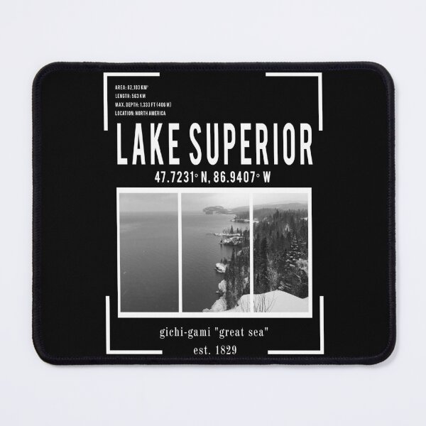 Item preview, Lake superior 2021 aesthetic geographic art designed and sold by dreamofdenim.
