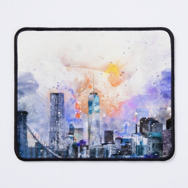 Item preview, Watercolor Manhattan designed and sold by Elisabeth Lucas.