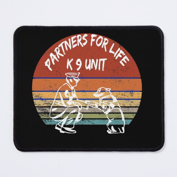 Item preview, K-9 Unit Police dog Vintage Veteran Honor designed and sold by dreamofdenim.