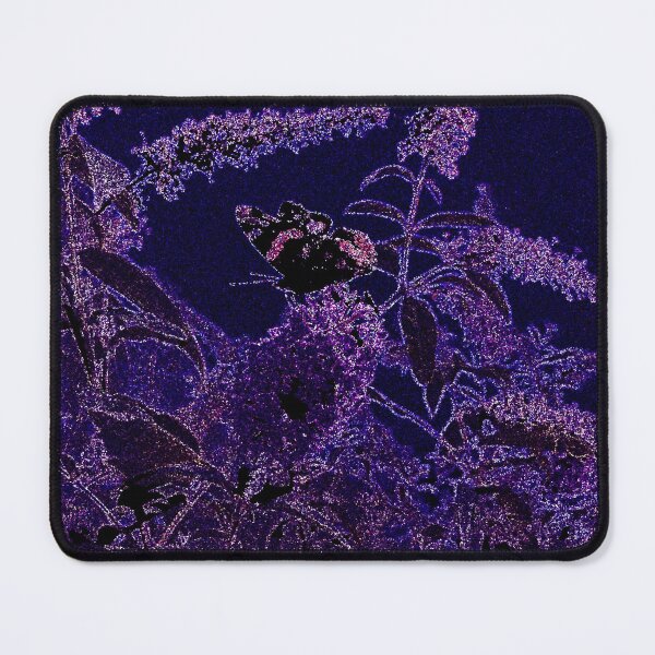 Item preview, Butterfly on Flower Blue Crystal designed and sold by Moonyflower.