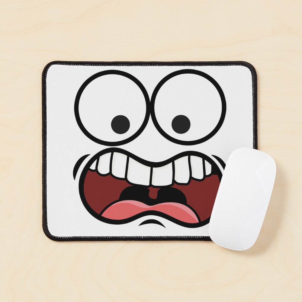 Mood Scared Face Sticker for Sale by Meliafroggy