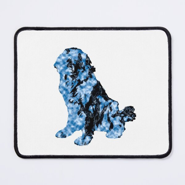 Item preview, Newfoundland Dog Blue Black designed and sold by Moonyflower.