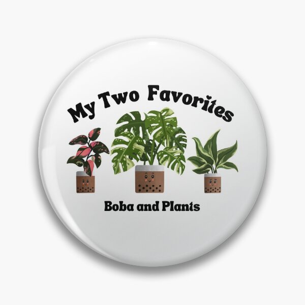 Item preview, "My Two Favorites" Boba Trio of Plants | Philodendron Pink Princess | Monstera Thai Constellation | Philodendron Rio for Plant Lovers designed and sold by kusakidojo.