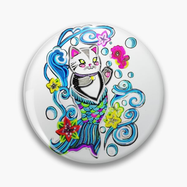 Item preview, Mermaid kitty designed and sold by chaosangel214.