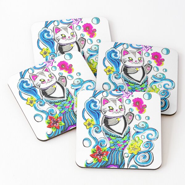 Item preview, Mermaid kitty designed and sold by chaosangel214.
