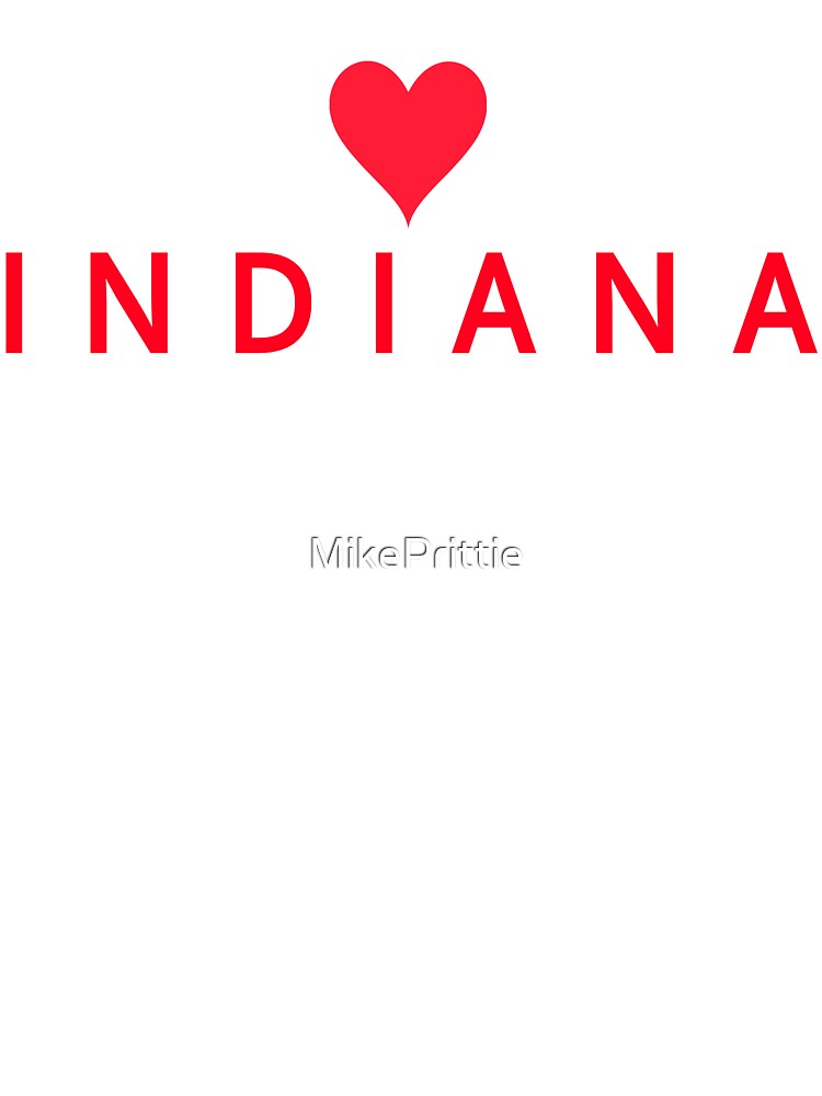 I Love Heart Indiana Kids T-Shirt