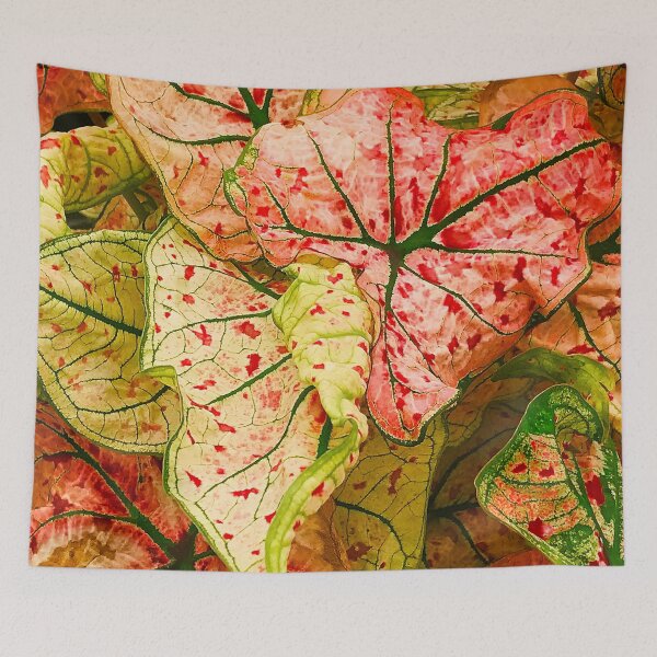 Item preview, Luxurious Red And Green Exotic Leaves Photo Art designed and sold by DEC02.