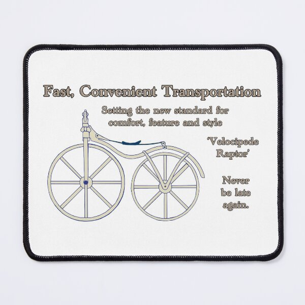 Item preview, Velocipede Bike Advertisement designed and sold by janraydesigns.