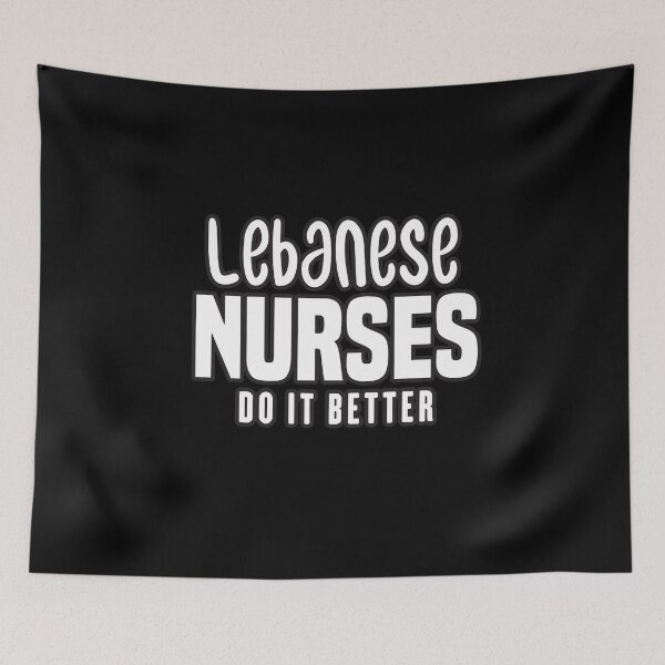 Item preview, Lebanese Nurses Do It Better designed and sold by redblackline.