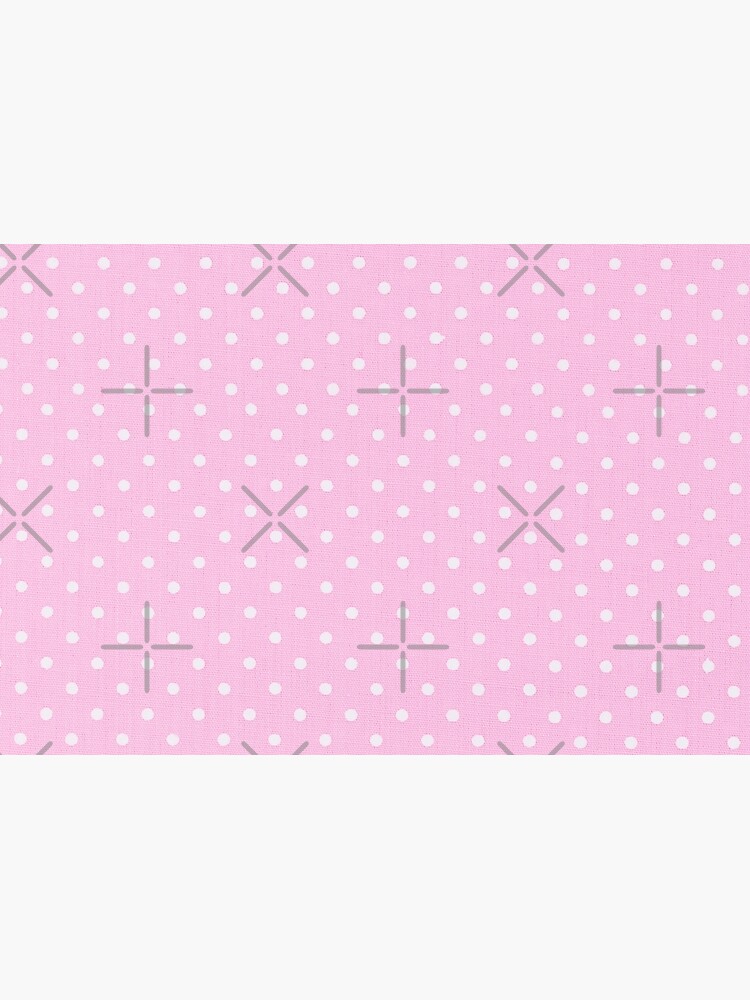 White Polka Dots Over Pink Background Pattern. Pale Pink and White Polka Dots Pattern  Journal