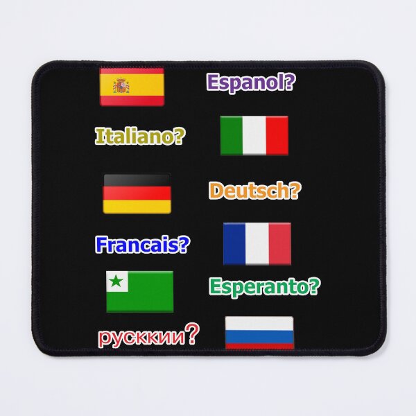 Item preview, Espanol Italiano Deutsch Francais Esperanto Ruski? designed and sold by janraydesigns.