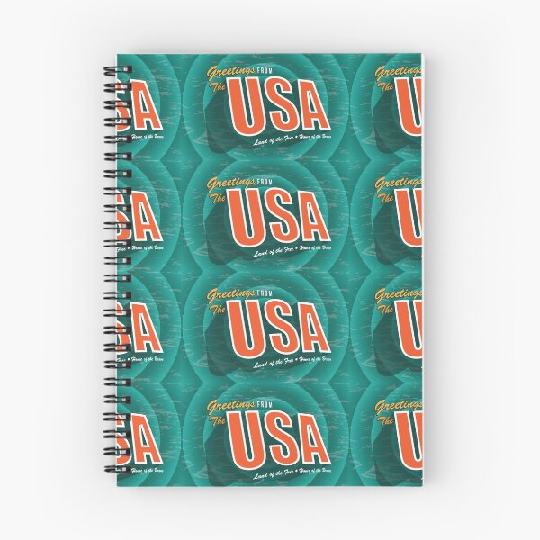Item preview, Vintage style Greeting Card or postcard of the USA Land of the Free and Home of the Brave. designed and sold by La Cartoonista.