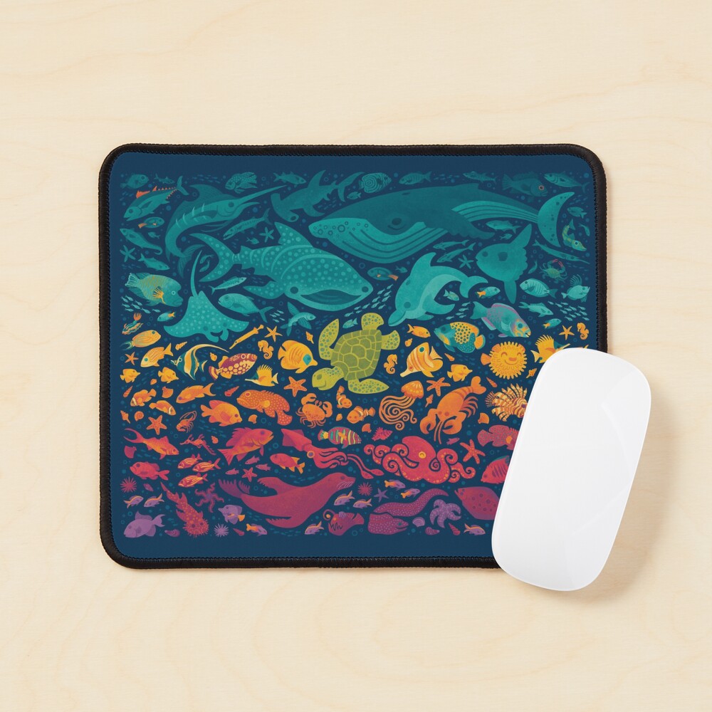 Aquatic Spectrum 2 Mouse Pad