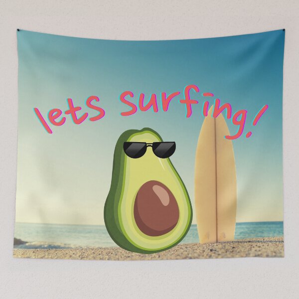 Item preview, Funny Avocado Surfing I love avocado Cool T-shirts designed and sold by ikutosaufi.