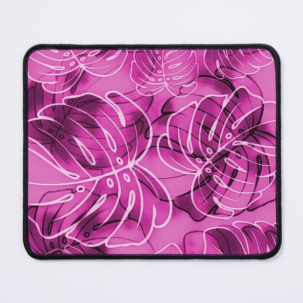 Item preview, Monstera Leaves Hot Pink designed and sold by Rockett Graphics.