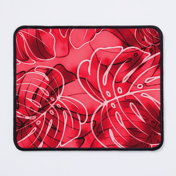 Item preview, Monstera Leaves Red designed and sold by Rockett Graphics.