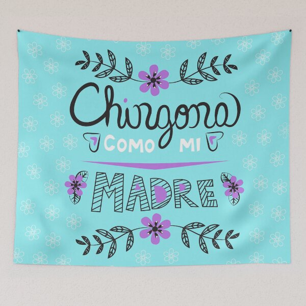 Item preview, Chingona Como Mi Madre Blue designed and sold by Viridiana Osio.
