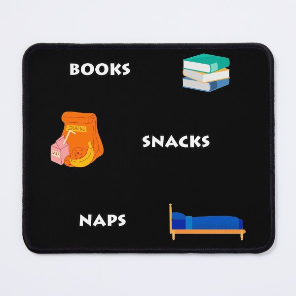 Item preview, Books Snacks Naps - a great combination designed and sold by janraydesigns.