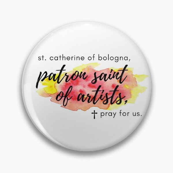 Item preview, St. Catherine of Bologna, Patron Saint of Artists, Catholic Gift designed and sold by nldeneane.