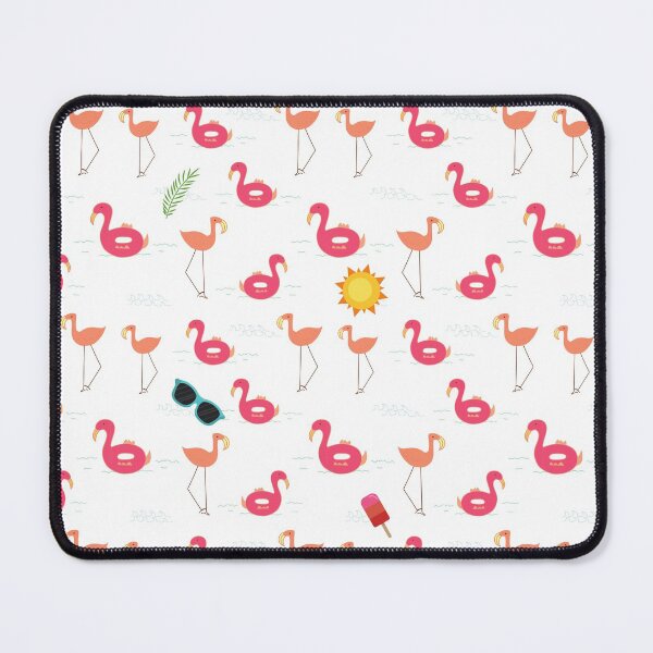Item preview, summer flamingo beach party blue designed and sold by TheWaterBirds.