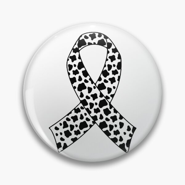 Item preview, Awareness Ribbon - Cow Skin designed and sold by THEMADBRUSH.