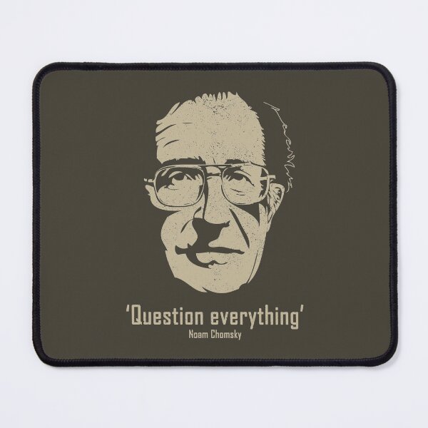 Item preview, Noam Chomsky Question Everything (Worn Design) designed and sold by politicalamity.