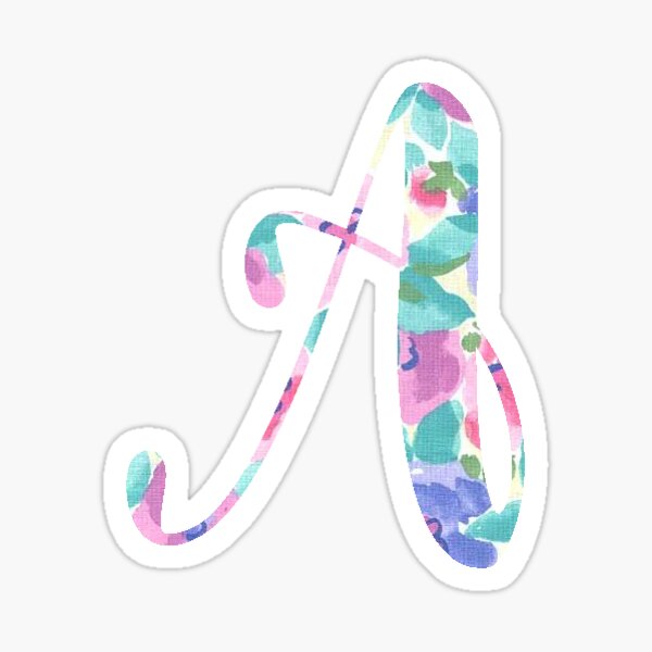 Zyadsinoudor 50 Pcs Initial Letter K Vinyl Stickers Monogram Happily Ever  After Vinyl Decal Sticker Family Name Personalized Sticker Vinyl Stickers